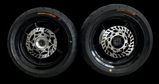 Yozma IN10 or HeyBike Villain Electric Dirt Bike Street Tire Set (Front & Rear)