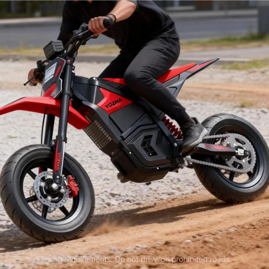 Yozma IN10 or HeyBike Villain Electric Dirt Bike Street Tire Set (Front & Rear)