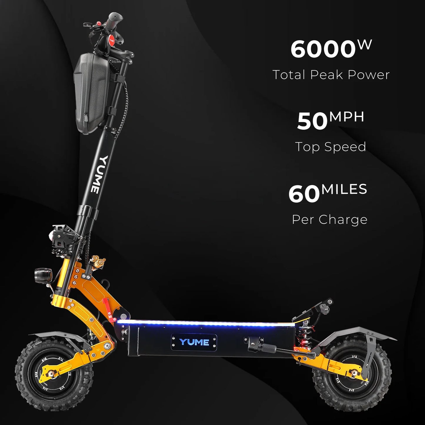 Yume X11+ Scooter 50mph dual motors off road